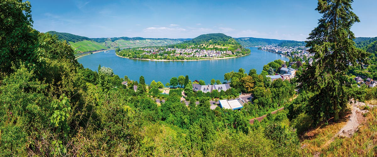 A view across the Rhine Valley, Germany